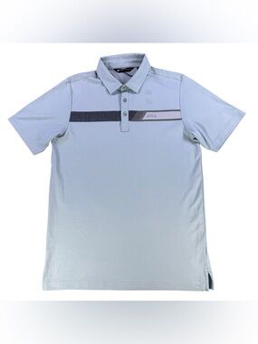 TravisMathew Dropping In Golf Polo Men’s Medium Arona Color Light Blue Brand New